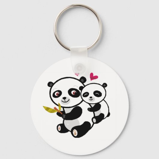 Porte-clés Panda Love <3 (Recto)