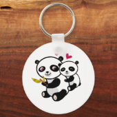 Porte-clés Panda Love <3 (Recto)