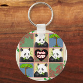 PORTE-CLÉS PANDA LOVERS - CADEAUX (Recto)