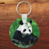 Porte-clés Panda Manger Feuilles (Recto)