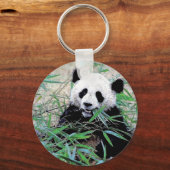 Porte-clés Panda Manger Feuilles (Recto)