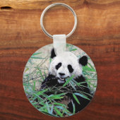 Porte-clés Panda Manger Feuilles (Recto)