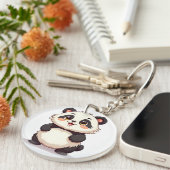 Porte-clés Panda Mignon | Accessoire Panda Adorabl (Devant droit)
