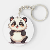 Porte-clés Panda Mignon | Accessoire Panda Adorabl (Dos)