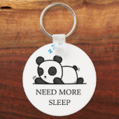 Porte-clés Panda Mignon Endormi (Recto)