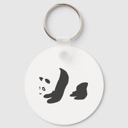 Porte-clés Panda (noir) (Recto)