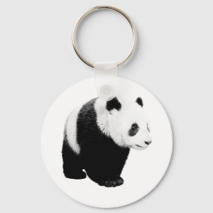 Porte-clés Panda noir et blanc