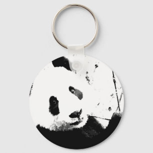 Porte-clés Panda noir et blanc
