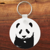 Porte-clés Panda noir et blanc (Recto)