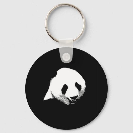 Porte-clés Panda Pop Art (Recto)
