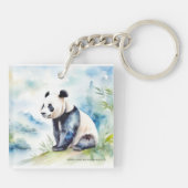 Porte-clés Panda porte bonne chance (Dos)