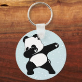 Porte-clés Panda qui dabbe, , Panda drôle danse dab (Recto)