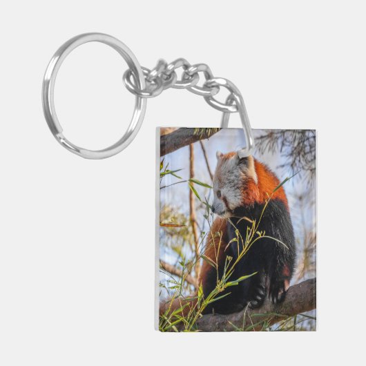 Porte-clés Panda rouge (Devant gauche)