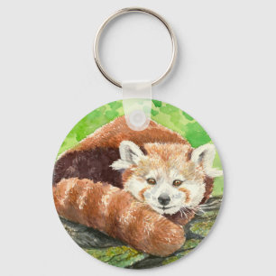 Porte-clés Panda rouge