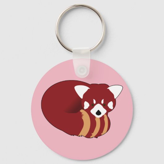 Porte-clés Panda roux (Recto)