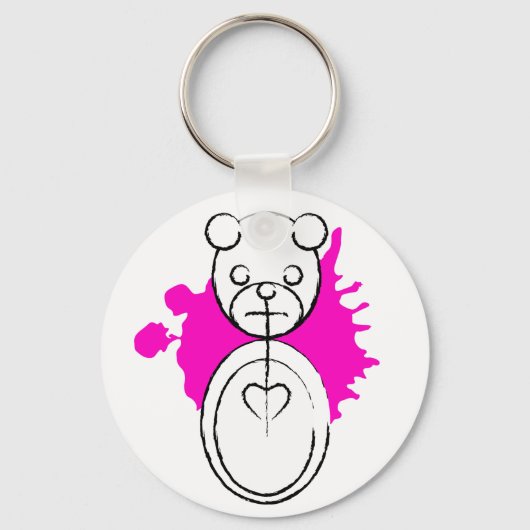 Porte-clés panda splatz. (Recto)