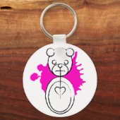 Porte-clés panda splatz. (Recto)