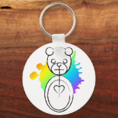 Porte-clés panda splatz. (Recto)