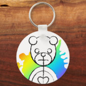 Porte-clés panda splatz. (Recto)