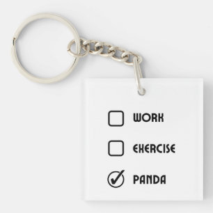 Porte-clés Panda Status Square