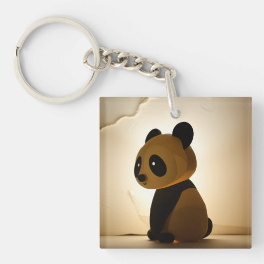 Porte-clés Panda Triste (Devant)