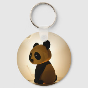 Porte-clés Panda Triste