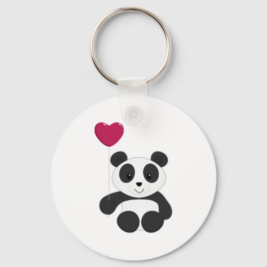 Porte-clés Panda Valentine (Recto)