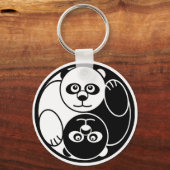 Porte-clés Panda Yin Yang (Recto)