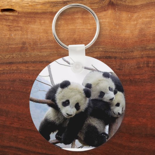 Porte-clés pandas (Recto)