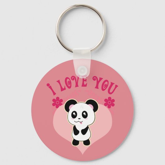 Porte-clés pandas "ours de panda" "bébé de panda bear" "kawai (Recto)