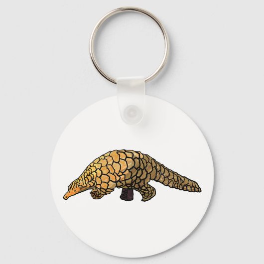 Porte-clés pangolin (Recto)