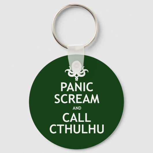 Porte-clés Panic Scream and Call Cthulhu (Recto)