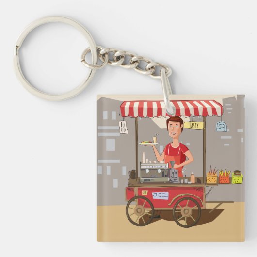 Porte-clés Panier alimentaire (Devant)