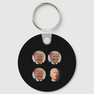 Porte-clés Panier amusant Trump Biden Élections Mème Vote