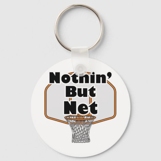Porte-clés panier de basketball rien que le filet (Recto)