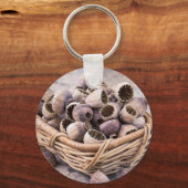 Porte-clés Panier de graines de pavot séché (Recto)