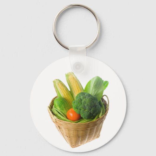 Porte-clés Panier de légumes (Recto)