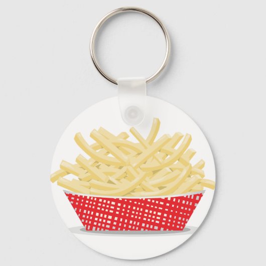 Porte-clés Panier de Porte - clé de frites (Recto)