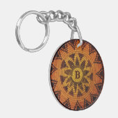 Porte-clés Panier indien Havasupai avec (ou sans) monogramme (Devant gauche)