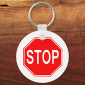 Porte-clés Panneau Arrêt - Porte - clé (Recto)