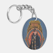 Porte-clés Panneau Art Nouveau NEWT SCAMANDER™ Walking (Devant gauche)