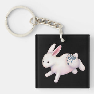 Porte-clés Panneau astrologie chinois Zodiac Rabbit joli