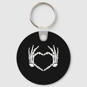 Porte-clés Panneau Coeur Mains Retro Costume Halloween Femmes