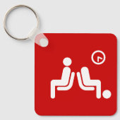 Porte-clés Panneau d'attente long (Recto)