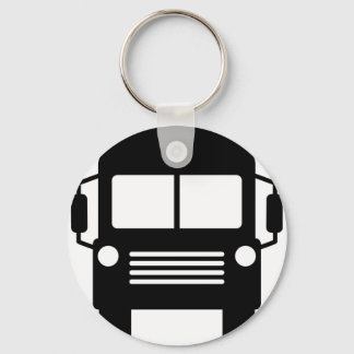 Porte-clés panneau d'autobus scolaire