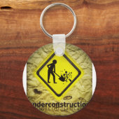 Porte-clés panneau de construction (Recto)