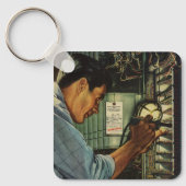 Porte-clés Panneau de disjoncteurs électriques pour entrepris (Recto)