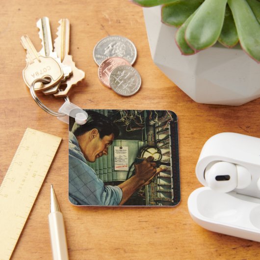 Porte-clés Panneau de disjoncteurs électriques pour entrepris (Bureau)