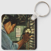 Porte-clés Panneau de disjoncteurs électriques pour entrepris (Dos)