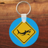 Porte-clés panneau de la route des requins (Recto)